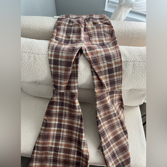 We The Free Plaid Flare Jeans - Picture 4 of 4